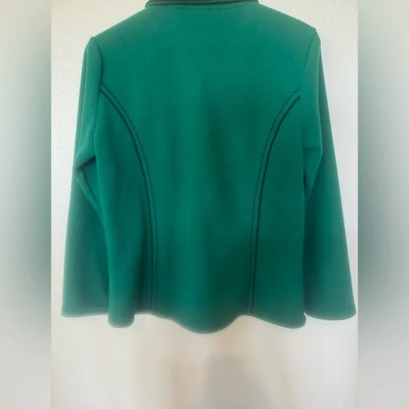 Coldwater Creek Women’s M quarter-zip fleece Winter  Comfy Travel Grandmacore - Picture 5 of 8